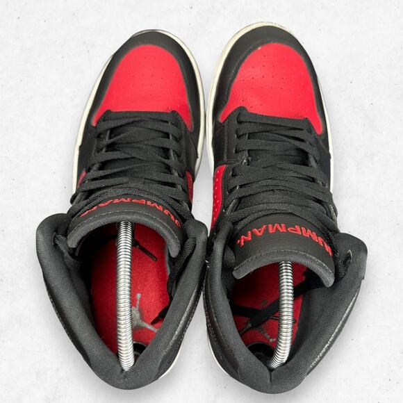 Nike Air Jordan Access Black Red Bred Banned Sneakers AR3762-006 Mens Size 10.5 main image 7